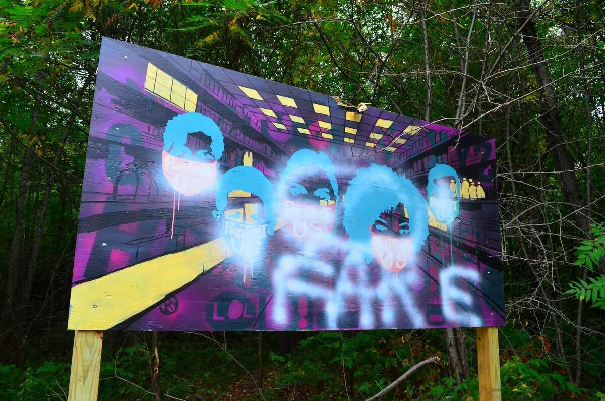Littleton Mural Vandalized Again